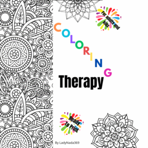 Printable Coloring Therapy for Relaxation ✨️